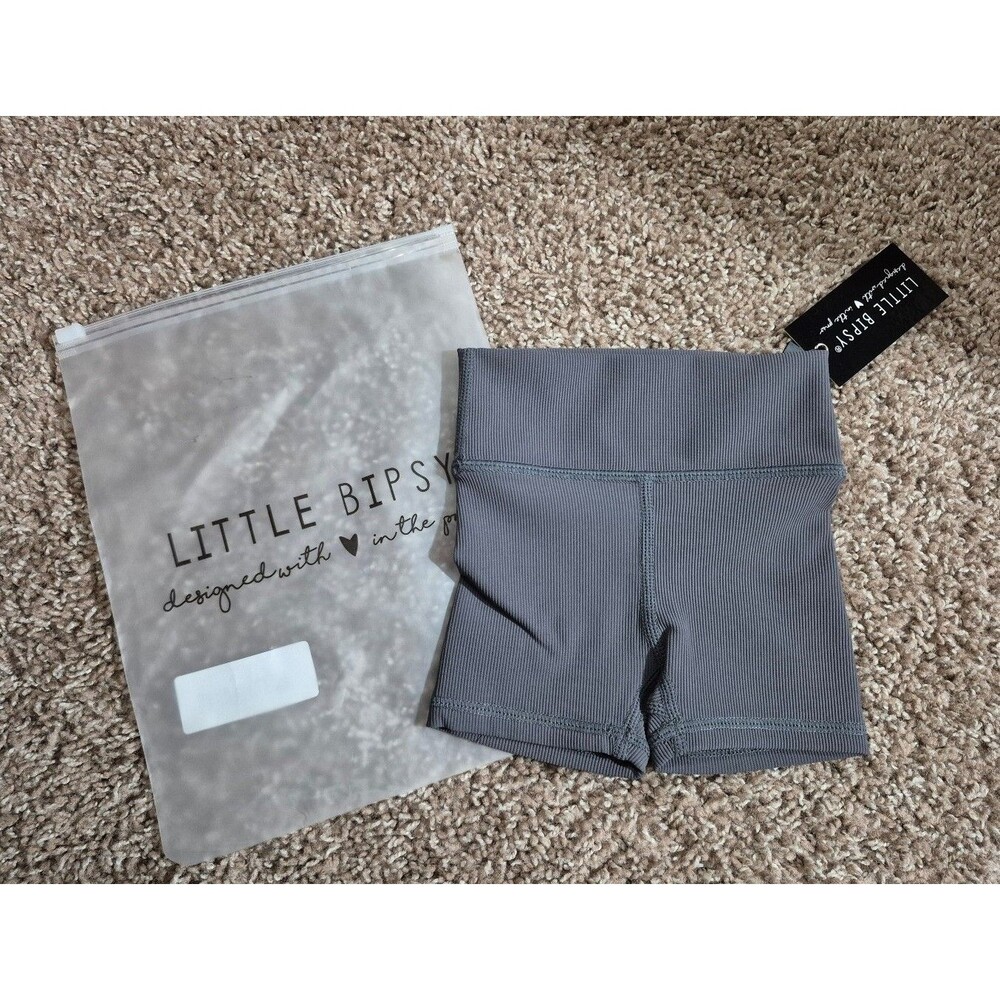 Little bipsy ribbed biker shorts size 3-6 months nwt
